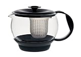 Emsa NEO Teebereiter, 1,2 L transluzent schwarz