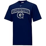Nike - Nike Georgetown Hoyas Navy Blue Patch T-shirt