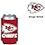 Kansas City Chiefs NFL Team Logo Sports Drink Beer Water Soda Beverage Can Insulated Picnic Outdoor Party Beach BBQ Kooler Can Cooler - 12oz Classic Can Koozie