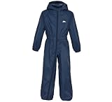 Trespass Button - Kids Unisex Rain Suit - Navy - 7/8 Years