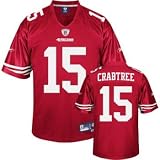 Michael Crabtree San Francisco 49ers Red Reebok Premier Jersey - XL