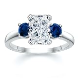 2.50 CT HEART DIAMOND W PRINCESS BLUE SAPPHIRE RING 18K 41EVdPyVz6L. SL160 2.50 CT HEART DIAMOND W PRINCESS BLUE SAPPHIRE RING 18K