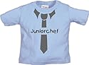 Kinder T-Shirt mit Druck JUNIORCHEF / Größe 60 - 164 in 5 Farben