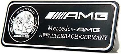 Car Aluminum BENZ AFFALTERBACH AMG emblem Black Emblem Logo Emblem Badge Truck Auto Decals Body AFFALTERBACH Stickers 2PCS