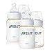 Philips AVENT SCF663/47 Advanced Feeding Bottles (Slow Flow, 260 ml, 4-Pack)