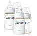Philips AVENT SCF663/47 Advanced Feeding Bottles (Slow Flow, 260 ml, 4-Pack)