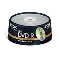 TDK DVD-R 16x 25pc Cakebox (T19416)