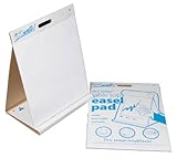 Gowrite Dry Erase Table Top Easel Pads, Non Adhesive, 20 X 23 Inches, White, 10 Sheets (TEP2023)