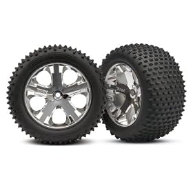 Chrome Wheel, Rear w/Alias Tire (2): RU