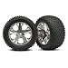 Chrome Wheel, Rear w/Alias Tire (2): RU