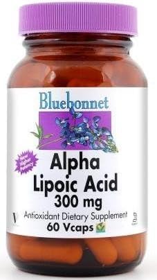 BlueBonnet - ALPHA LIPOIC ACID 300mg 60vcaps(pack of 2)