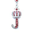 Cell Phone / Camera Charm Strap Beautiful Red J Crown Tiara