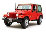 1/18ダイキャストミニカー ジープラングラーサハラ レッド WRANGLER