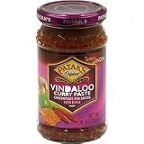 Patak s Original Vindaloo Hot Curry Paste 6 Jars 10 oz. Each by SHOPZEUS