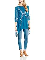 Peace & Love Blusa (Azul)