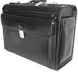 Mancini Black Lawyer/litigator Leather Catalogue Briefcase