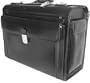 Mancini Black Lawyer/litigator Leather Catalogue Briefcase