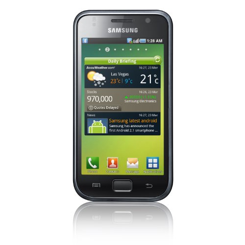 Samsung I9000 8 GB Galaxy S Unlocked GSM Smartphone with 5 MP Camera, Android OS, Touchscreen, Wi-Fi, GPS and MicroSD Slot--International Version with No U.S. Warranty