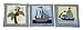 NoJo Ahoy Mate 3 Piece Wall Hanging Set