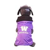 NCAA Washington Huskies All Weather Resistant Protective Dog Outerwear, Tiny