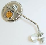 Sunlite Bicycle 3 Round Mirror with Yellow Reflector