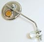 Sunlite Bicycle 3" Round Mirror with Yellow Reflector