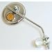 Sunlite Bicycle 3" Round Mirror with Yellow Reflector