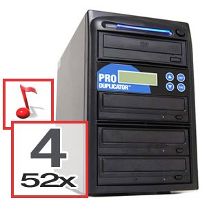 4 Target SATA CD+G Karaoke Duplicator + Built-In 500GB HDD + FREE USB 2.0 Connection