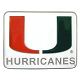 Miami Hurricanes New Metal Trailer Hitch Cover Plug