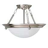 Buy American Fluorescent HS6213BNSCT Duomo 2-13 Watt GU24 Semi-Flush Light Fixture,... by American Fluorescent