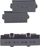 DiMarzio DP126 P+J Neck & Bridge Bass Pickup Set, Black