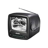 CURTIS INTERNATIONAL LTD RT068-4 BLACK AND WHITE TV WITH RADIO 5'' (PACK OF 4)