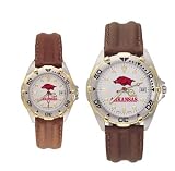 University of Arkansas Razorbacks All Star Leather Watch