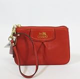 COACH MADISON LEATHER SML WRISTLET 46730 PERSIMMON