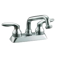 KOHLER K-15271-4-CP Coralais Laundry Sink Faucet, Polished Chrome