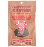 Canterbury Biltong Beef Snacks Chilli 40g X 20