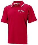 Wisconsin Badgers Nike Dri Fit Short Sleeve Polo