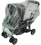 Sashas Rain and Wind Cover for Baby Trend Sit N Stand/Snap N Go Stroller