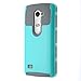 LG Tribute 2 Case,LG C40 Case,LG Leon / LS665/ Destiny L21G / Power L22C / Risio Case,AnnBay High Impact 2in1 Hybrid Dual Layer Armor Heavy Duty Cover Hard Case+Soft TPU Case (Mint/Gray)