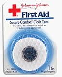 Johnson & Johnson Secure Comfort Cloth Tape, 1 Inch 1 roll Johnson & Johnson Secure Comfort Cloth Tape, 1 Inch 1 roll
