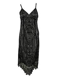 Junior Cocktail Knee Length Spaghetti Strap Illusion Lace Cotton/Nylon Sheath  Dress
