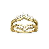 14K Yellow Gold 1/2 ct. Diamond Ring Guard