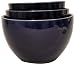 Sango Nova Blue Mixing Bowls, Set of 3