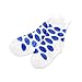 Naartjie Girls Solid Flat Knit Short Crew Sock 6 Pairs Pack, 12M-18M