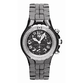 TechnoMarine Women's MoonSun Diamond Ceramic Chrono Watch #DTCB02C