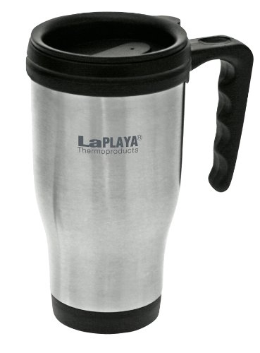LaPlaya Thermoproducts 10 531000  Action Thermoreisebecher DF 2060 0,4 L, silber, 16 x 9 x 13 cm