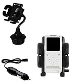 iRiver E10 Auto Cup Holder with Car Charger - Uses Gomadic TipExchange