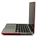 IBENZER MacBook Pro 15 Inch Case 2012-2015, Soft Touch Hard Case Shell Cover with Keyboard Cover for Apple MacBook Pro 15 with Retina Display A1398, Red, MMP15R-RD+1