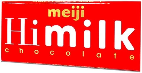 Meiji Japanese HiMilk Chocolate Bar, Superior and Extra Smooth Milk Chocolate (Imported from Japan), 55g bar