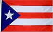 Puerto Rico National Country Flag - 3 foot by 5 foot Polyester (New)